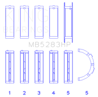 King Performance Main Bearing Set - Size Standard