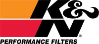 K&N Filter Universal Rubber Filter 20 Deg Flange Angle 2.25in Flange ID x 3.5in OD x 5in H