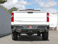 aFe Gemini XV 4in to Dual 3in 304 SS Cat-Back Exhaust w/ Cutout 19-21 GM Silverado/Sierra V8-6.2L