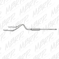 MBRP 14 Chevy/GMC 1500 Silverado/Sierra 4.3L V6/5.3L V8 Dual Split Rear T409 3in Cat Back Exhaust