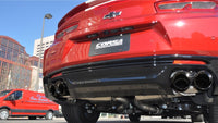 Corsa 16-18 Chevy Camaro SS 6.2L Xtreme+ 2.75in Cat-Back Dual Rear Exit w/ Twin 4in Black PVD Tips