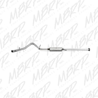 MBRP 2007-2008 Chev/GMC 1500 CC EC 6ft6in bed 4.8/5.3L 3in Cat Back Single Side AL P Series Exhaust