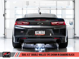 AWE Tuning 16-19 Chevrolet Camaro SS Axle-back Exhaust - Track Edition (Diamond Black Tips)