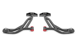 BMR 10-14 Ford Mustang / Shelby GT500 Non-Adj. Lower A-Arms (Poly/Delrin) - Black Hammertone