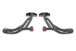 BMR 10-14 Ford Mustang / Shelby GT500 Non-Adj. Lower A-Arms (Poly/Delrin) - Black Hammertone