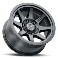 ICON Rebound 17x8.5 6x5.5 0mm Offset 4.75in BS 106.1mm Bore Satin Black Wheel