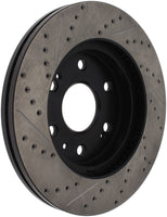 StopTech 05-10 GMC Sierra 1500 (w Rear Drum) / 07-09 GMC Yukon Front Left Slotted & Drilled Rotor