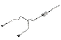 Borla 19 Chevrolet Silverado/GMC Sierra 1500 6.2L SS ATAK Catback Exhaust - Black Chrome Tips