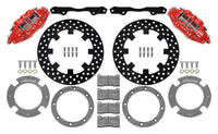 Wilwood 17-21 Can-Am X3RS Red 6-Piston Rear Kit 11.25in - Drilled Rotors