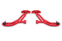 BMR Suspension 05-14 Ford Mustang Lower A-Arms - Red - Non-Adjustable