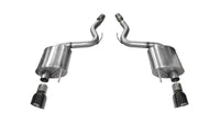 Corsa 2015 Ford Mustang GT 5.0 3in Axle Back Exhaust Black Dual Tips (Touring)