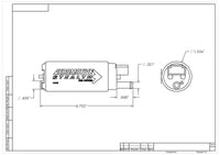 Aeromotive 340 Series Stealth In-Tank E85 Fuel Pump - Offset Inlet - Inlet Inline w/Outlet